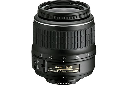 Nikon AFS Nikkor DX 18-55mm II schwarz [Foto: Nikon Corp.]