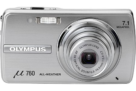 Olympus µ760 Light Silver [Foto: Olympus Imaging Europa GmbH]