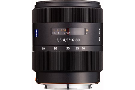 Sony DT 16-80mm 3.5-4.5 Carl Zeiss Vario-Sonnar T* (SAL-1680Z) [Foto: Sony]