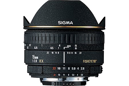 Sigma 15 mm 2.8 EX DG Diagonal-Fisheye Datenblatt