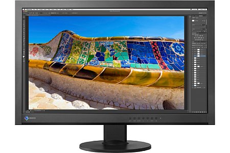 Der Farbraum des CS270 umfasst deutlich mehr Farben als herkömmliche LCD-Schirme. Fotos die mit Adobe-RGB-Farbraum aufgenommen wurden gibt der nahezu 1:1 wieder. Auch hochgesättigte Farben wie Cyan oder Grün werden auf dem Bildschirm sichtbar. [Foto: Eizo]