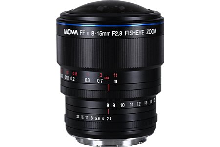 Laowa 8-15 mm F2,8 Zoom Fisheye mit E-Mount. [Foto: Laowa]