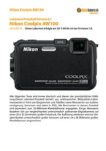 Nikon Coolpix AW100 Labortest, Seite 1 [Foto: MediaNord]