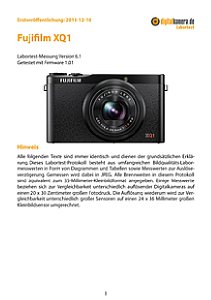 Fujifilm XQ1 Labortest, Seite 1 [Foto: MediaNord]