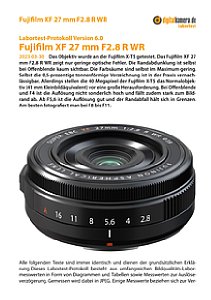 Fujifilm XF 27 mm F2.8 R WR mit X-T5 Labortest, Seite 1 [Foto: MediaNord]