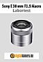 Sony E 30 mm F3.5 Macro (SEL30M35) mit NEX-7 Labortest