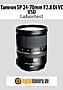 Tamron SP 24-70mm F2.8 Di VC USD (A007) mit Canon EOS 5D Mark III Labortest