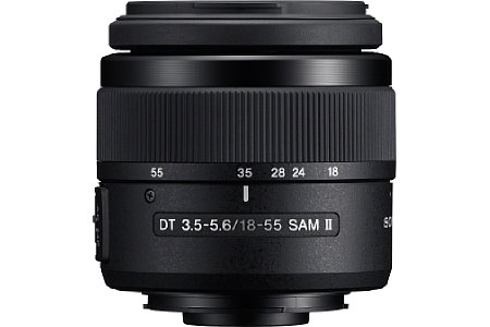 Son yDT 18-55 mm F3.5-5.6 SAM II (SAL18552). [Foto: Sony]