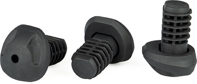 Manfrotto R1039230 Gummifuß, 3 Stück (Ersatzteil). [Foto: MediaNord]