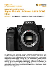 Sigma SD1 mit 17-50 mm 2.8 EX DC OS HSM Labortest, Seite 1 [Foto: MediaNord]