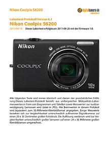 Nikon Coolpix S6200 Labortest, Seite 1 [Foto: MediaNord]