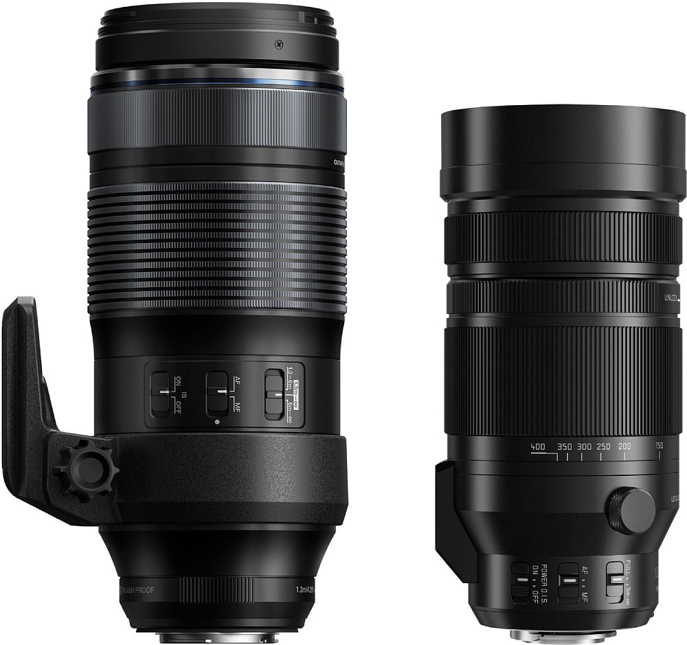 Vergleich Olympus 100400 mm vs. Panasonic 100400 mm digitalkamera