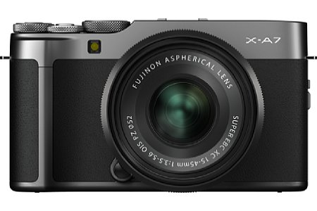 Fujifilm X-A7 Silber. [Foto: Fujifilm]