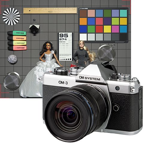 Vorschau des photographierten Testbildes mit Kamera