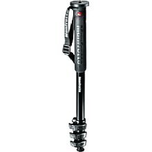 Manfrotto MPMXPROA4 XPRO Foto Over Monopod Alu 4 Seg. Kompatibel Mit Fluid Base