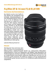 Fujifilm XF 8-16 mm F2.8 R LM WR mit X-T30 Labortest, Seite 1 [Foto: MediaNord]