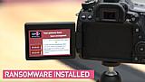 So möchte niemand seine DSLR nach dem teuren, einzigartigen Fotoshooting vorfinden: Der Inhalt der Speicherkarte wurde von einer Ransomware verschlüsselt. [Foto: Check Point Software Technologies]