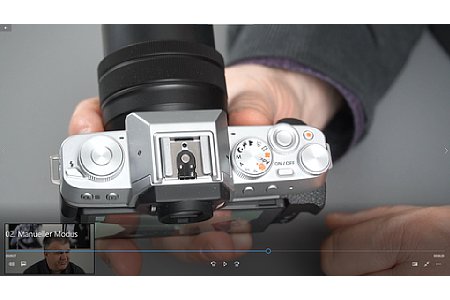 Screenshot aus dem Fujifilm-Fortgeschrittenen-Schulungsvideo, hier mit der Fujifilm X-T3. [Foto: MediaNord]