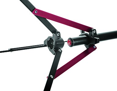Manfrotto MS0490A Nanopole Lichtstativ, mit abnehmbaren Galgen. [Foto: Manfrotto]