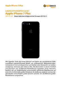 Apple iPhone 7 Plus Labortest, Seite 1 [Foto: MediaNord]