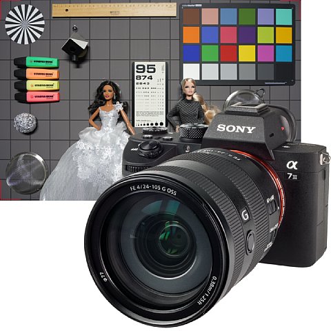 Vorschau des photographierten Testbildes mit Kamera