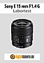 Sony E 15 mm F1.4 G (SEL15F14G) mit Alpha 6400 Labortest