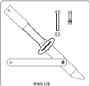 Manfrotto R069,32B Verstellbares Stativbein (Ersatzteil)