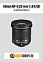 Nikon AF-S 20 mm 1.8 G ED mit D800E Labortest (Labortest-Protokoll)