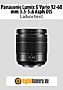 Panasonic Lumix G Vario 12-60 mm 3.5-5.6 Asph. Power OIS mit DMC-GX8 Labortest (Labortest-Protokoll)
