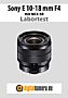 Sony E 10-18 mm F4 (SEL1018) mit NEX-5R Labortest (Labortest-Protokoll)