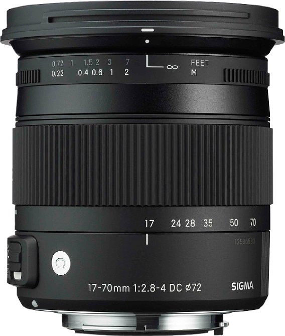 Sigma 17-70 mm F2.8-4 DC Makro OS HSM Contemporary Datenblatt