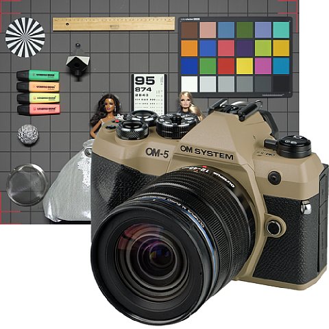 Vorschau des photographierten Testbildes mit Kamera