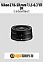 Nikon Z 16-50 mm 3,5-6,3 VR DX mit Z 50 Labortest (Labortest-Protokoll)