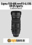 Sigma 150-600 mm F5-6.3 DG DN OS Sports mit Sony Alpha 7R III Labortest (Labortest-Protokoll)
