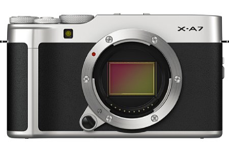 Fujifilm X-A7 Silber. [Foto: Fujifilm]