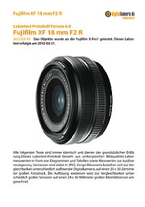 Fujifilm XF 18 mm F2 R mit X-Pro1 Labortest, Seite 1 [Foto: MediaNord]