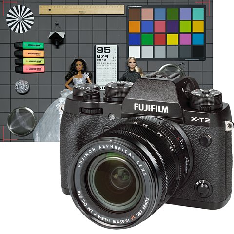 Vorschau des photographierten Testbildes mit Kamera
