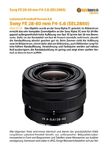 Sony FE 28-60 mm 4-5.6 (SEL2860) mit Alpha 7C Labortest, Seite 1 [Foto: MediaNord]