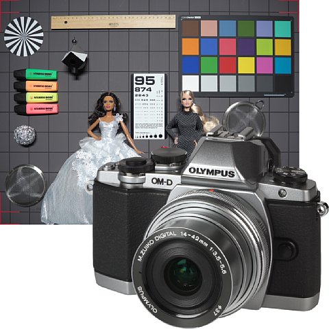 Vorschau des photographierten Testbildes mit Kamera