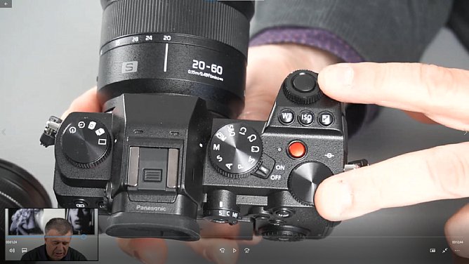 Screenshot aus dem Panasonic-Fortgeschrittenen-Schulungsvideo, hier mit der Panasonic Lumix S5. [Foto: MediaNord]