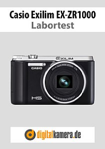 Casio Exilim EX-ZR1000 Labortest, Seite 1 [Foto: MediaNord]