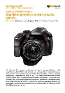 Sony Alpha 3000 mit E 18-55 mm 3.5-5.6 OSS (SEL-1855) Labortest, Seite 1 [Foto: MediaNord]