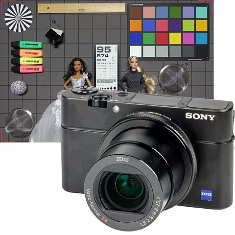 Vorschau des photographierten Testbildes mit Kamera