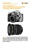 Canon EOS 300D mit Tamron SP AF 17-35 mm 2.8-4 Di LD ASL IF Labortest (Labortest-Protokoll)