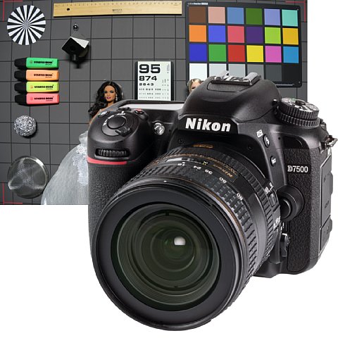 Vorschau des photographierten Testbildes mit Kamera