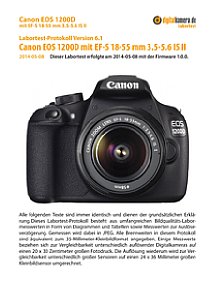 Canon EOS 1200D mit EF-S 18-55 mm 3.5-5.6 IS II Labortest, Seite 1 [Foto: MediaNord]