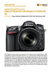 Nikon D7100 mit AF-S 18-105 mm 3.5-5.6 DX G ED VR Labortest, Seite 1 [Foto: MediaNord]