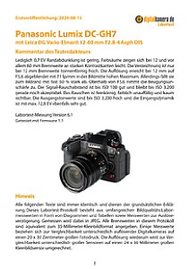 Panasonic Lumix DC-GH7 mit Leica DG Vario-Elmarit 12-60 mm F2.8-4 Asph Power OIS (H-ES12060) Labortest, Seite 1 [Foto: MediaNord]