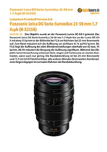 Panasonic Leica DG Vario-Summilux 25-50 mm 1.7 Asph (H-X2550) mit Lumix DC-G9 II Labortest, Seite 1 [Foto: MediaNord]