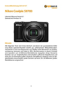 Nikon Coolpix S9700 Labortest, Seite 1 [Foto: MediaNord]